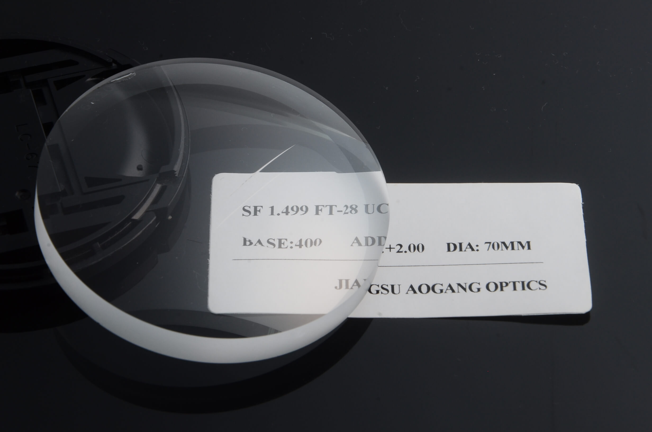 Semi finished SF CR-39 1.49 Flat Top-28 bifocal prescription reading optical lens blanks