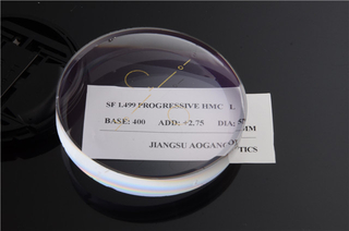 Far / Near Vision 1.5 Progressive Lens Blank , CR39 Progressive Eyeglass Lenses