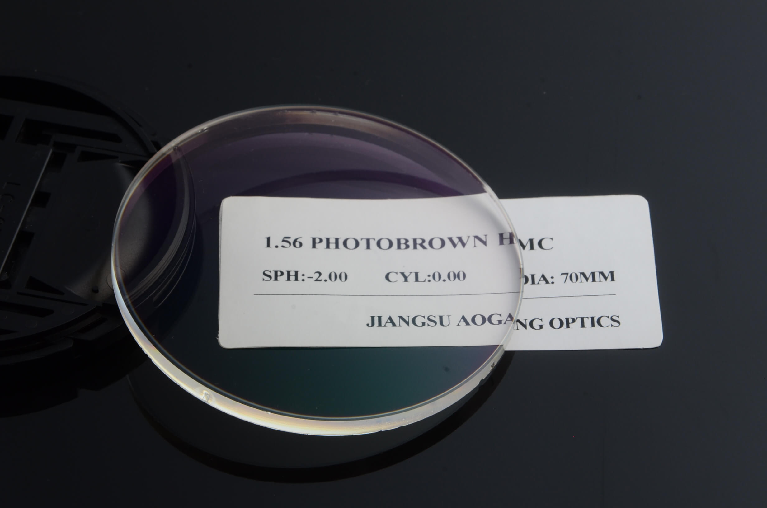 Index 1.56 photochromic photo grey HMC AR transition ophthalmic lens