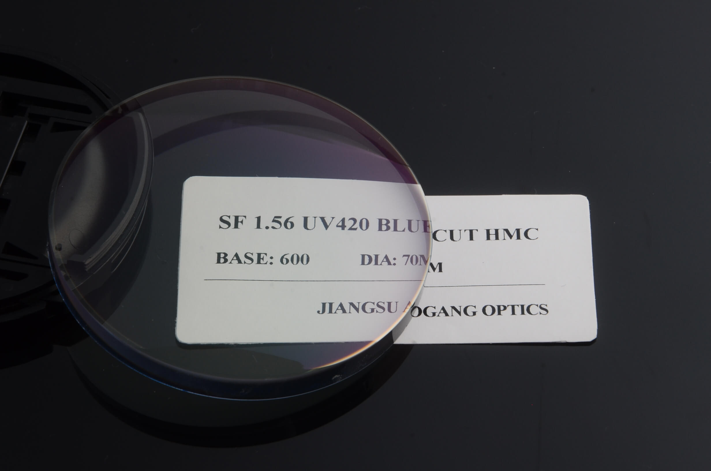 AR Coating Blue Light Filter Lenses Blank , 1.56 Semi Finished Blu Ray Anti Glare Lenses