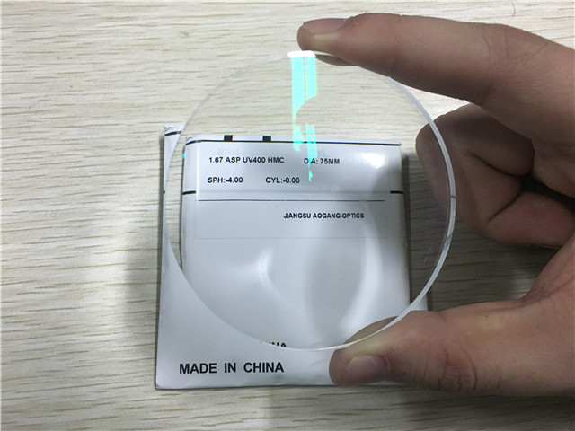 Mr 7 Asp Hmc 1 67 Index Lenses Prescription High Index Eyeglass Lenses Buy High Index Lenses Hi Index Lenses 1 67 Lenses Product On Jiangsu Aogang Optical Glasses Co Ltd