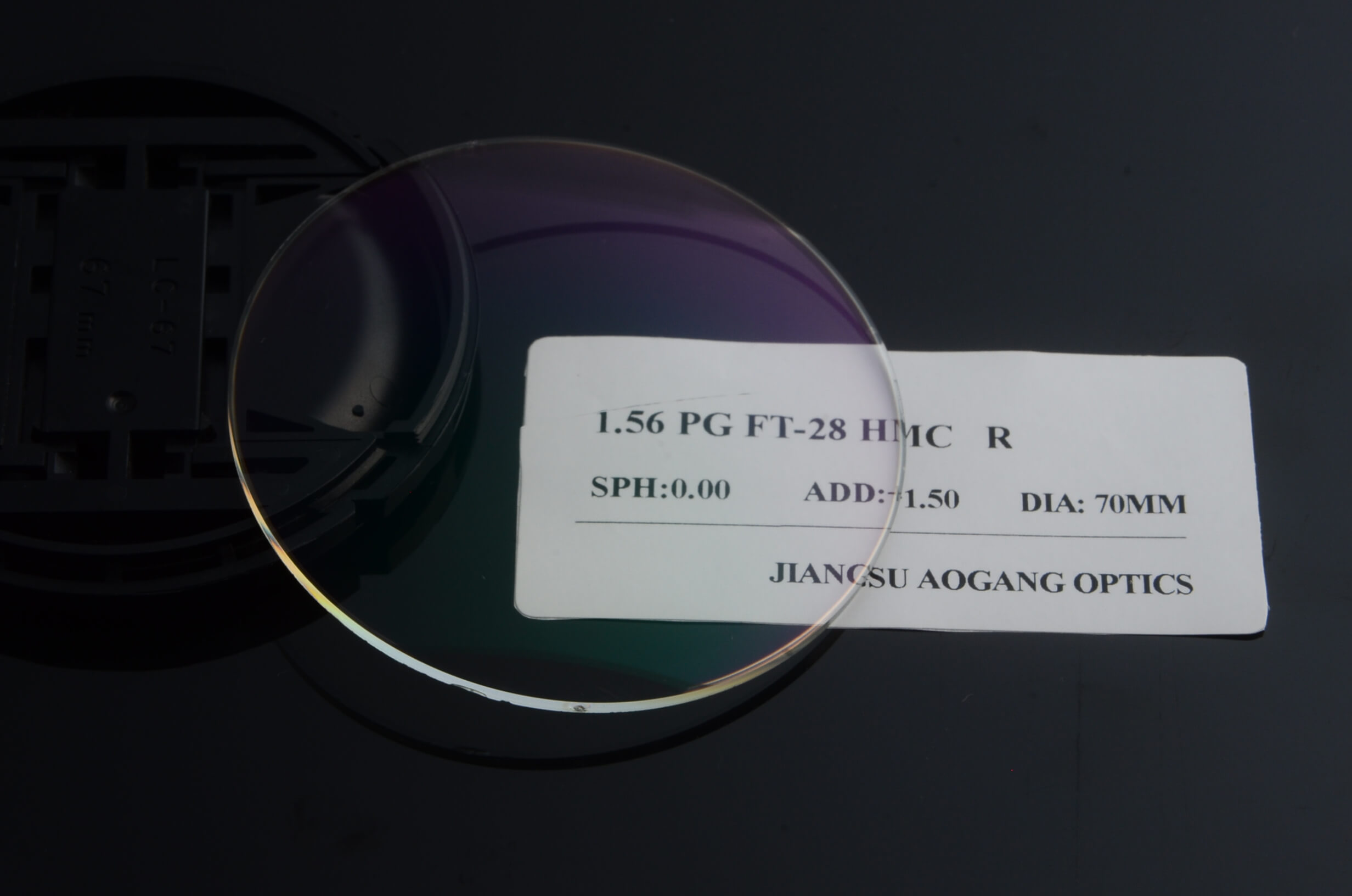 AR Coating Photochromic Adaptive Lenses Flat Top 1.56 Index Far / Near Vision