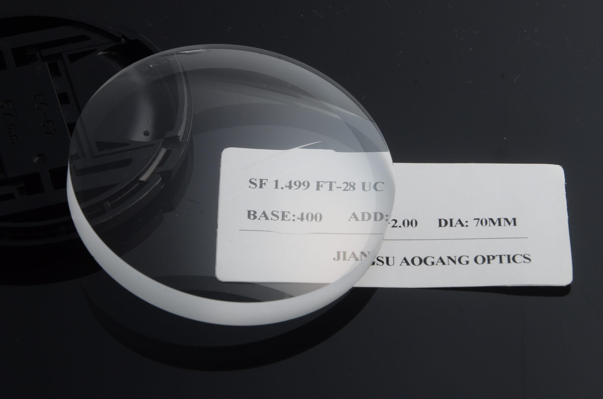 Semi finished SF CR39 1.49 Flat Top28 bifocal prescription reading