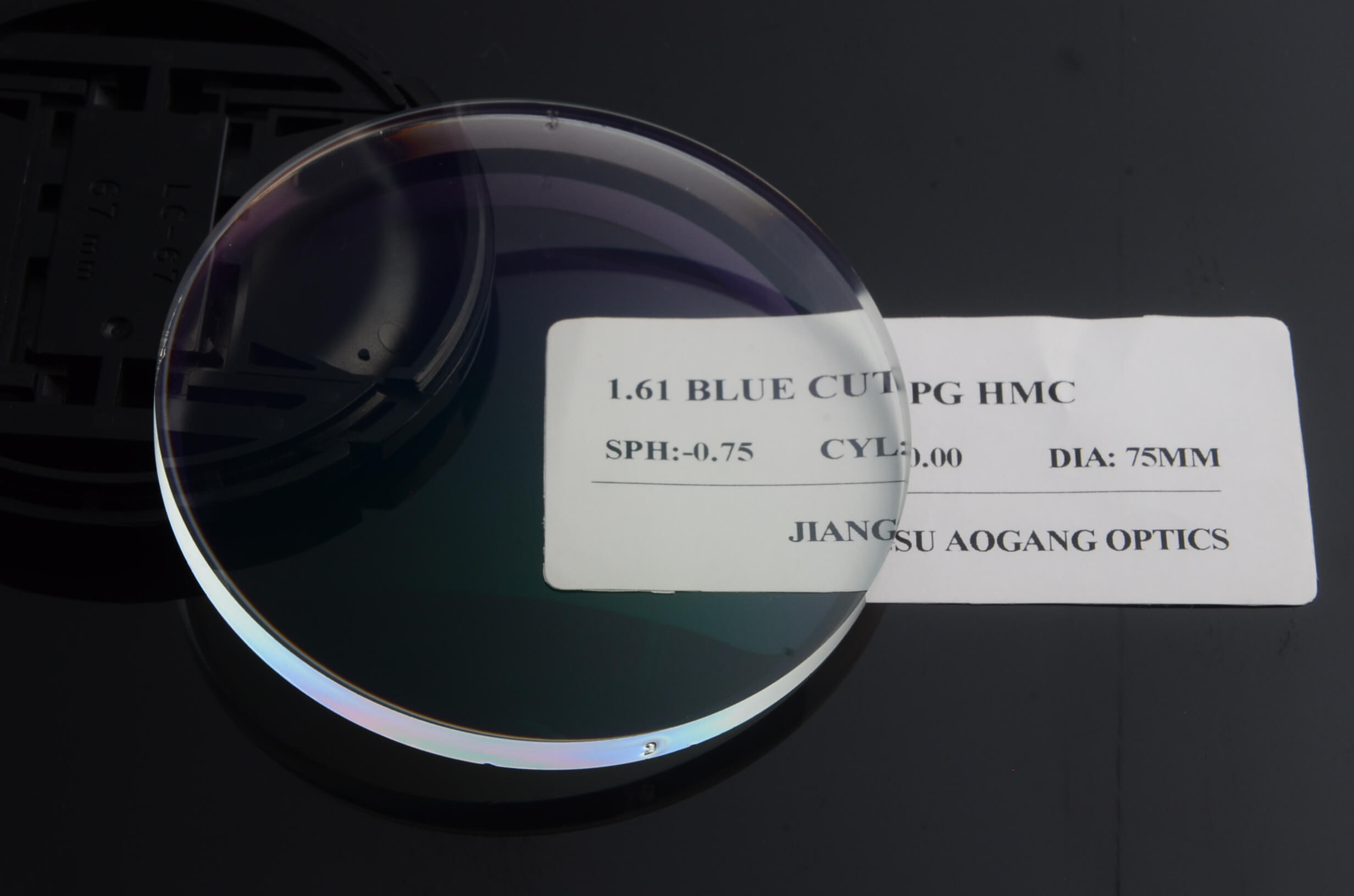 1.61 photochromic photo grey HMC cut blue ray ophthalmic transition lens