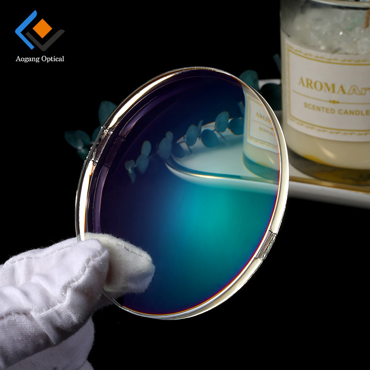 Stock finished eyeglass lens high impact 1.59 PC lenses polycarbonate