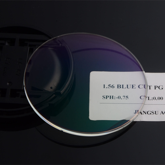 1.56 photogrey blut block HMC optical lens cheap price wholesale photochromic Lens eyeglasses lenses made in China