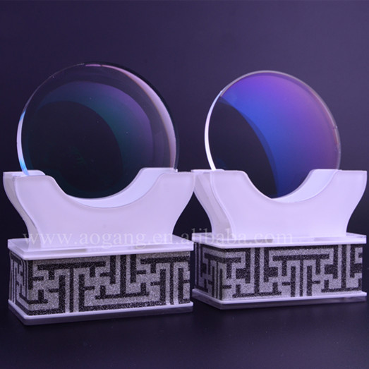 AOGANG factory eyeglasses 1.56 green coating hmc emil anti reflection optical lens reading glasses