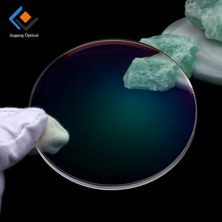 China optical lenses factory 1.56 single vision blue cut eyeglasses lentes spectacle optical lenses